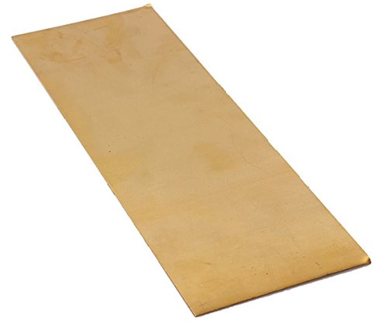 EsportsMJJ Brass plate H62 corrosion resistant 300 x 100 x 0.5 mm - ShopVlot