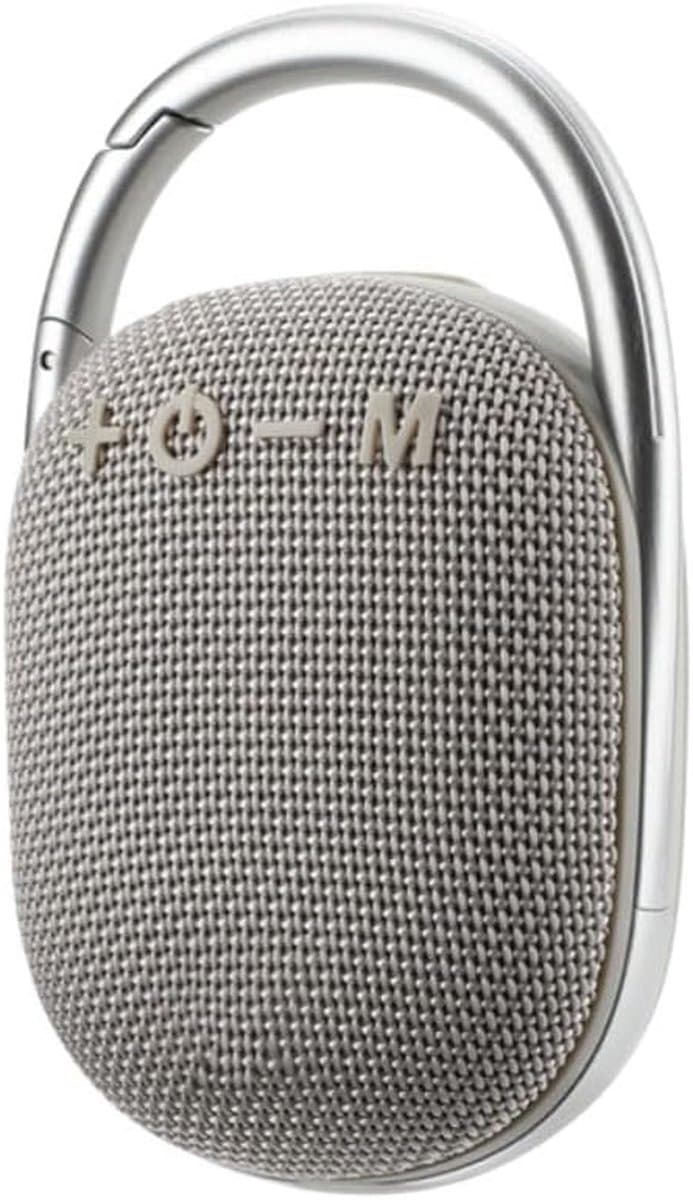 Mini Bluetooth Speaker - Draagbare Speaker - Muziek Luisteren - Met LED Verlichting - 5 Watt - Grijs