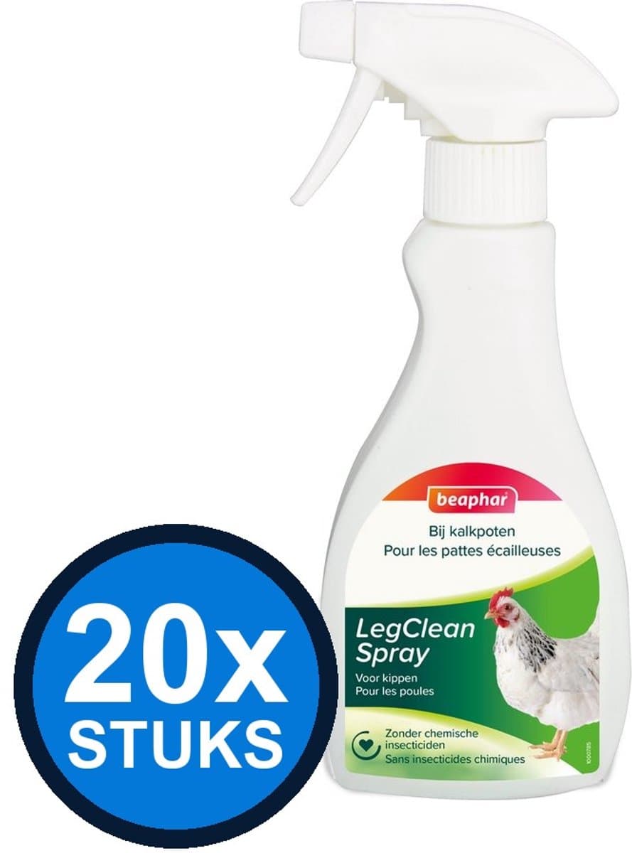 20x Beaphar - Leg clean spray 250ml