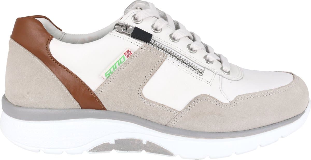 Mephisto Sano Amory - heren rollende wandelsneaker - Grijs - maat 41 (EU) 7.5 (UK)