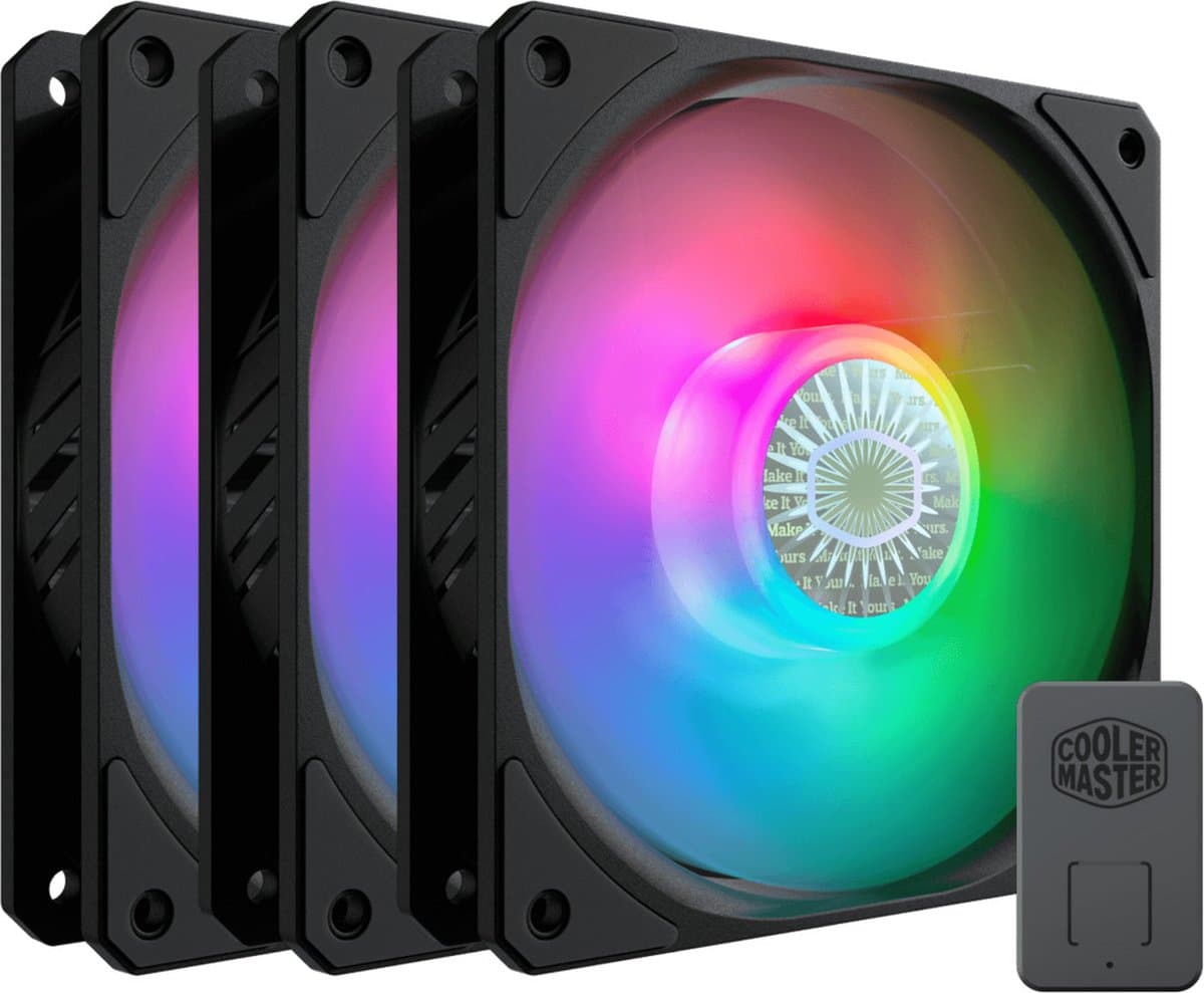 COOLERMASTER 120MM SICKLEFLOW 120 ARGB 3IN1 TRIPLE PACK