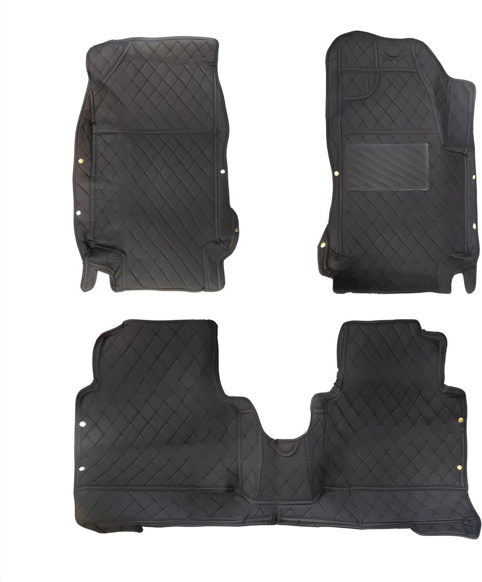 Auto Vloermatten – Voor 5-zits voertuigen 2016-heden – Interieurdecoratie / Accessoires – PU Leder, Zwart