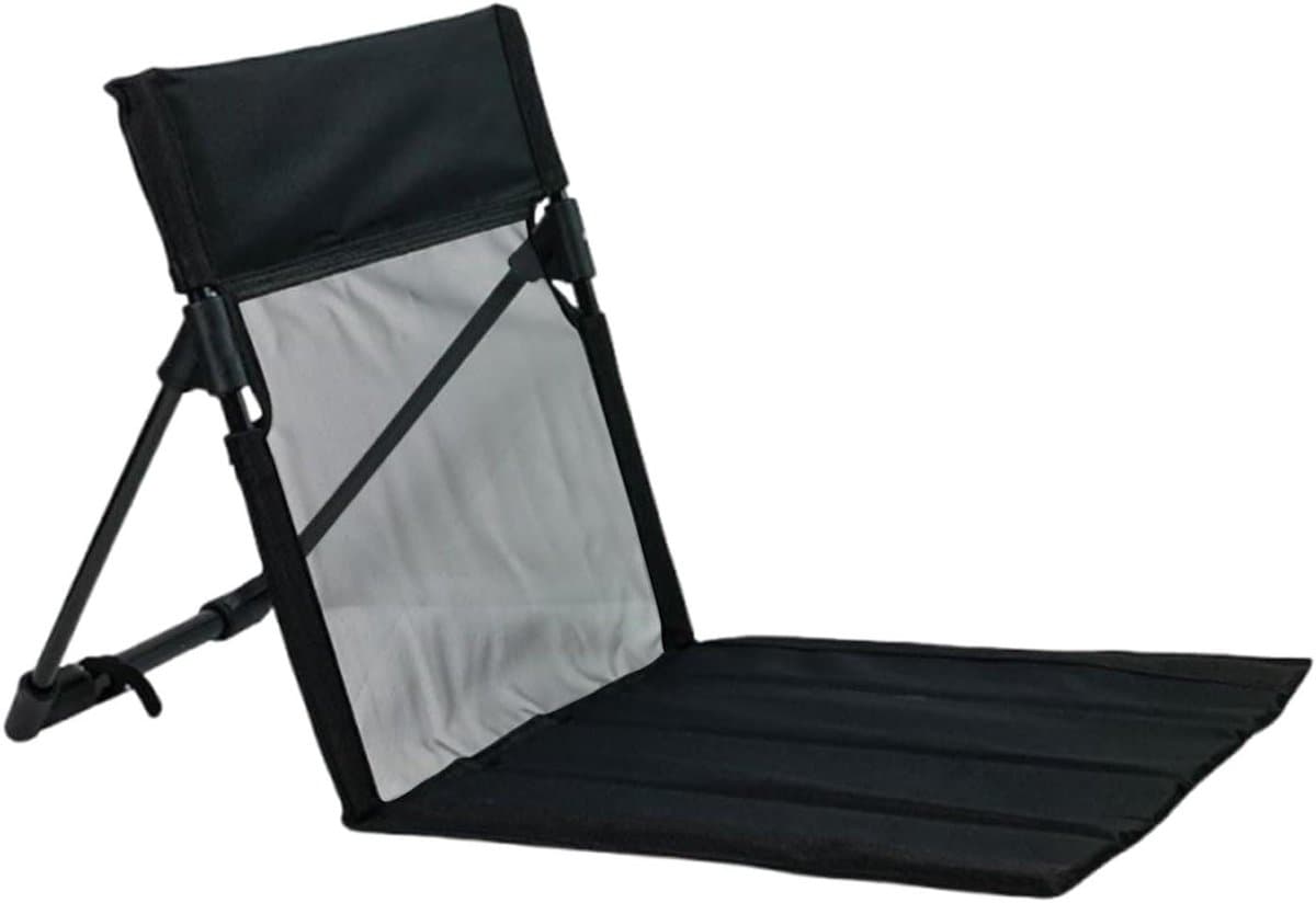 Vouwstoel - Kampeerstoel - Buiten Zitten - Mesh Ventilatie - 39x38x15cm - Zwart
