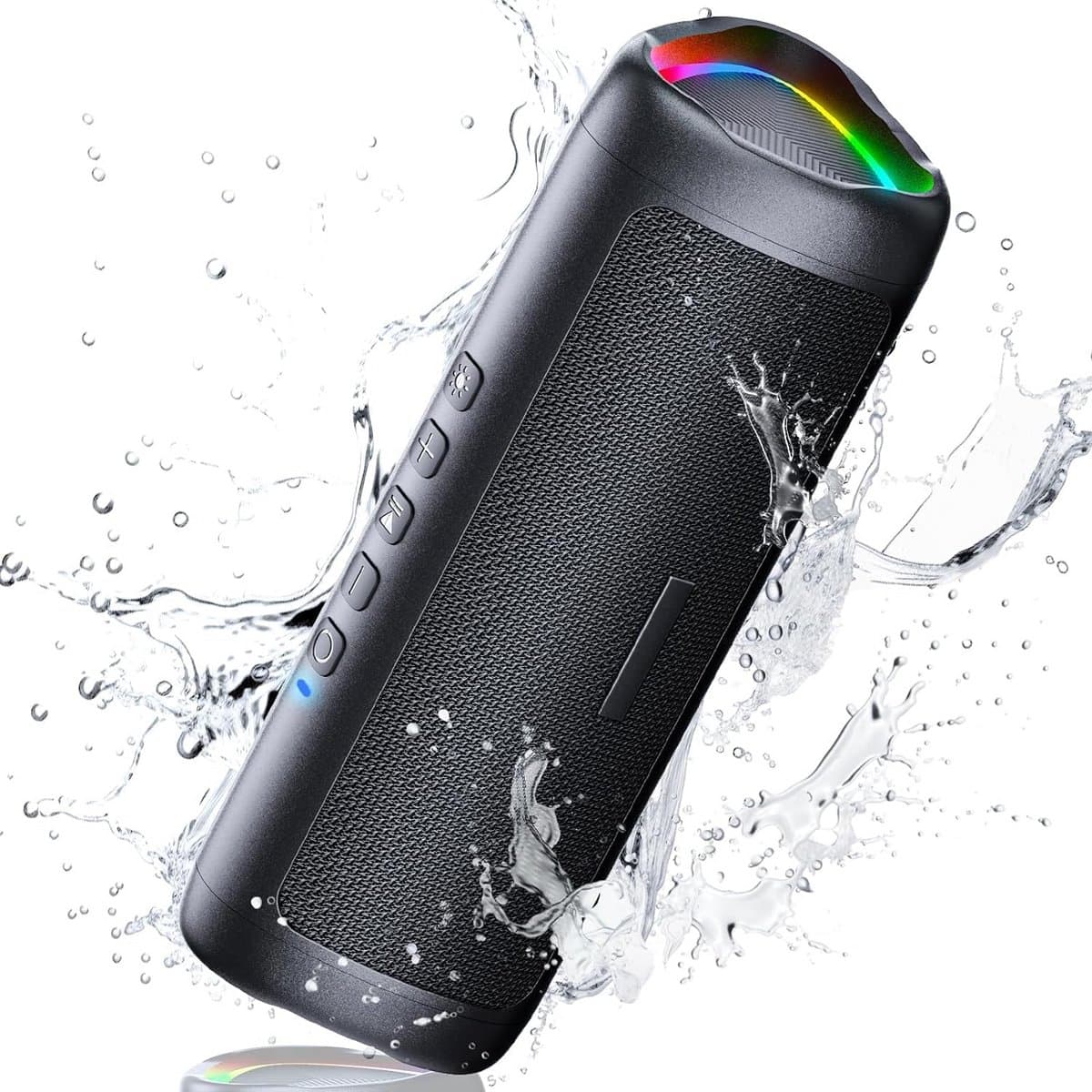 Draagbare Bluetooth Speaker - Muziekbox - Feestelijke sfeer creëren - 30W Stereo Sound - 20 cm - Zwart