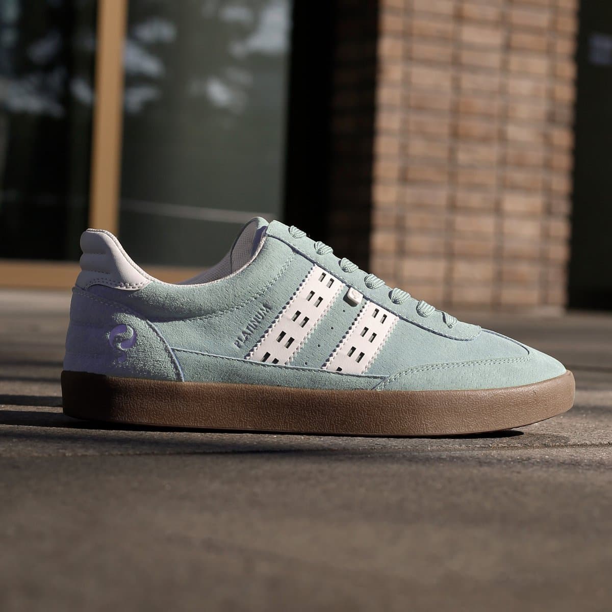 Heren Sneaker Platinum - Mistgroen/OffWhite
