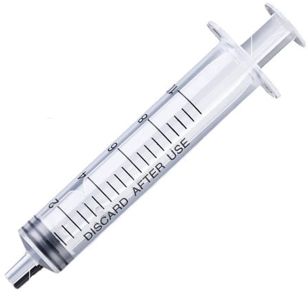 Han-Bar® 10 x Wegwerp Injectiespuit – 10 ml – Luer aansluiting – Zonder naald met 2 schoonmaak borsteltjes