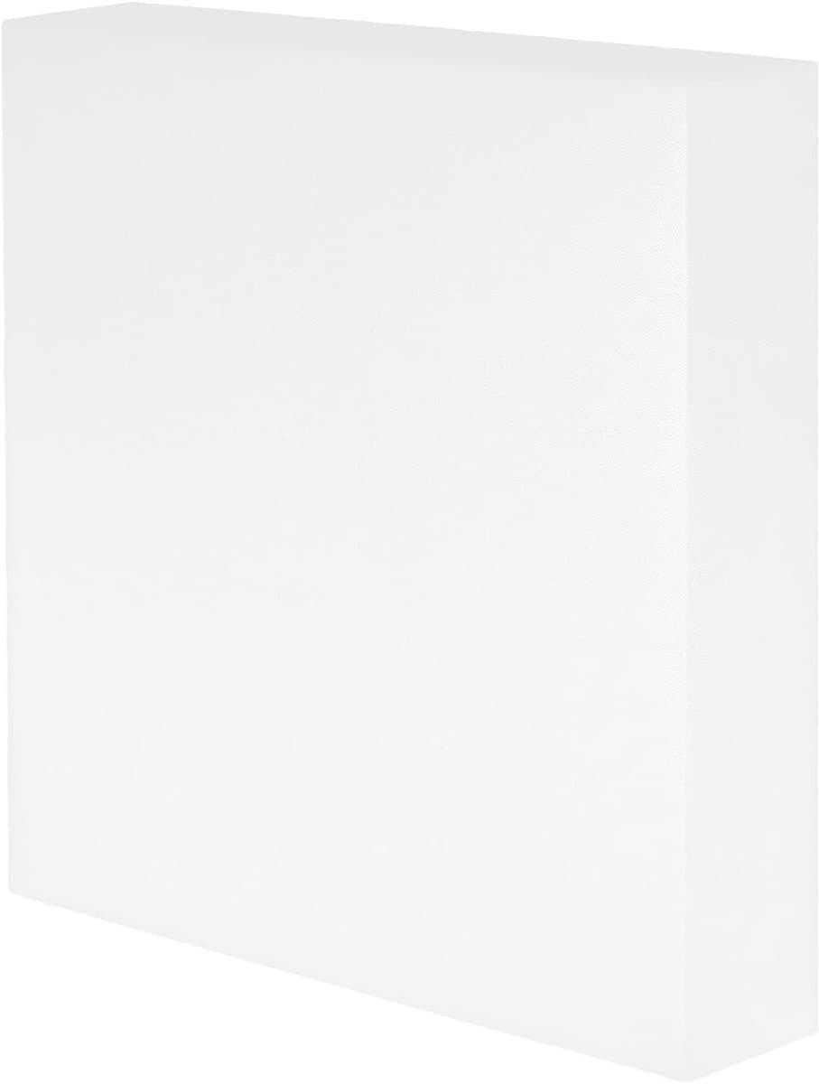 Akoestisch Paneel - Geluidsdemper Breedband - Ruimte Optimalisatie - Uitstekende Absorptie - 50x50x11 cm - Wit