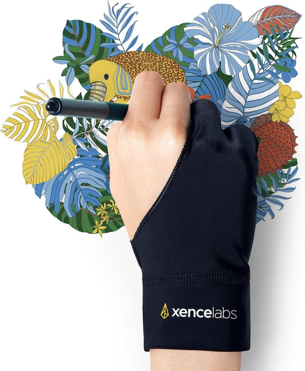 Tekenhandschoen voor Grafische Tablet en Tekenscherm - Anti-Fouling en Ergonomisch