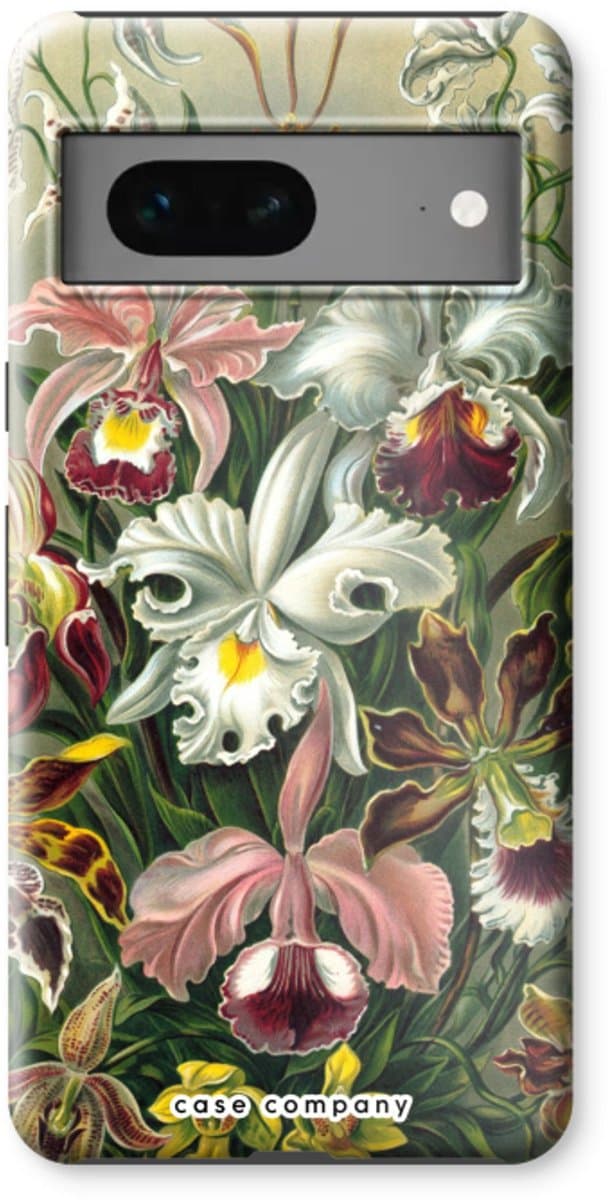 Case Company® - Hoesje geschikt voor Google Pixel 7 hoesje - Haeckel Orchidae - Tough Case - Maximale Bescherming alle Kanten en Schermrand