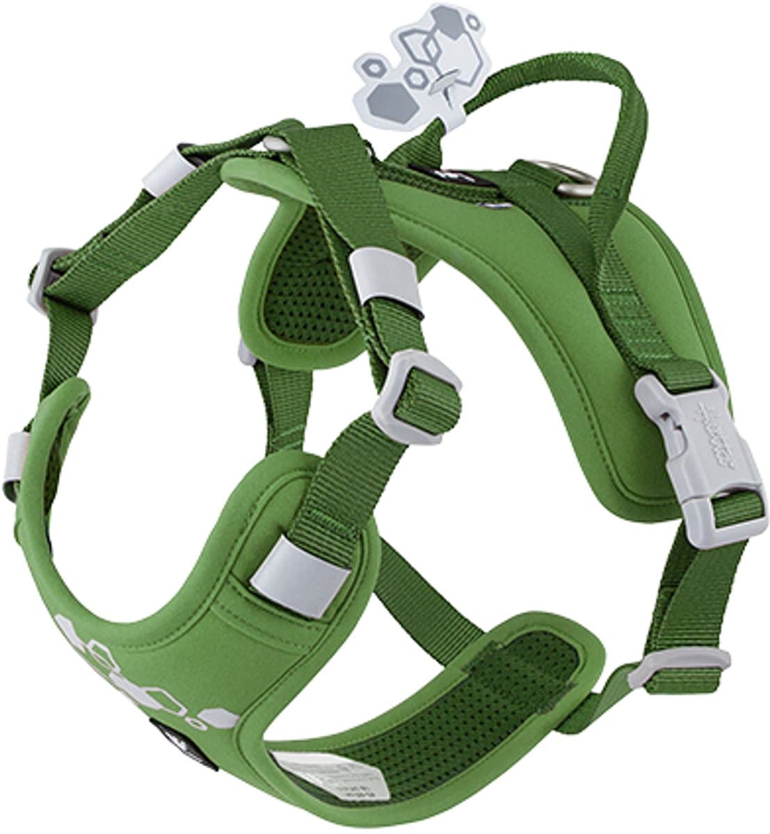 Hurtta weekend warrior harness eco 2 parsley groen 75-100cm