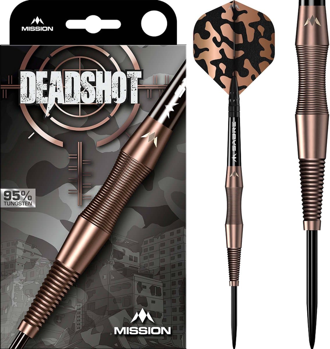 Mission Dead Shot 95% - Dartpijlen