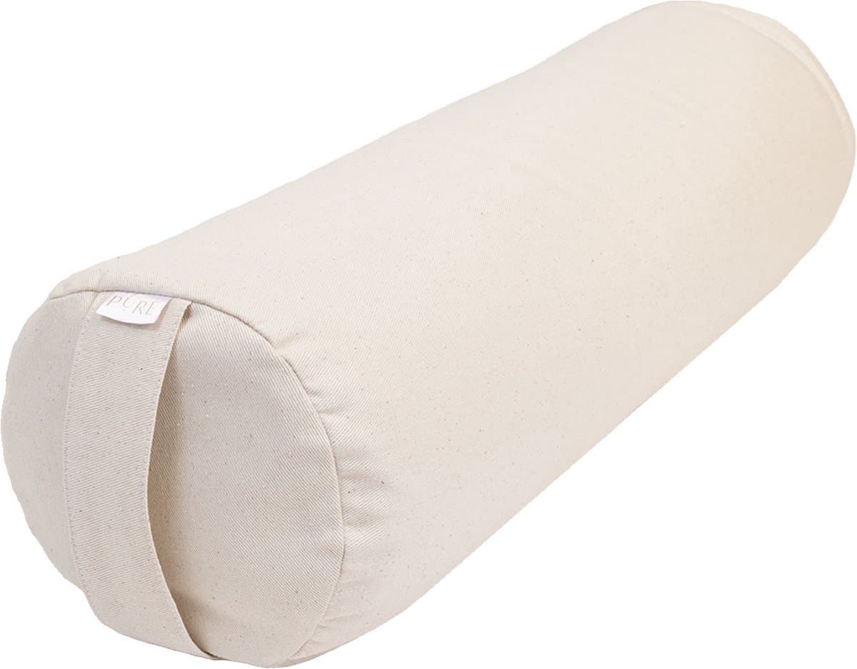 Yoga bolster ecru rond - Pure