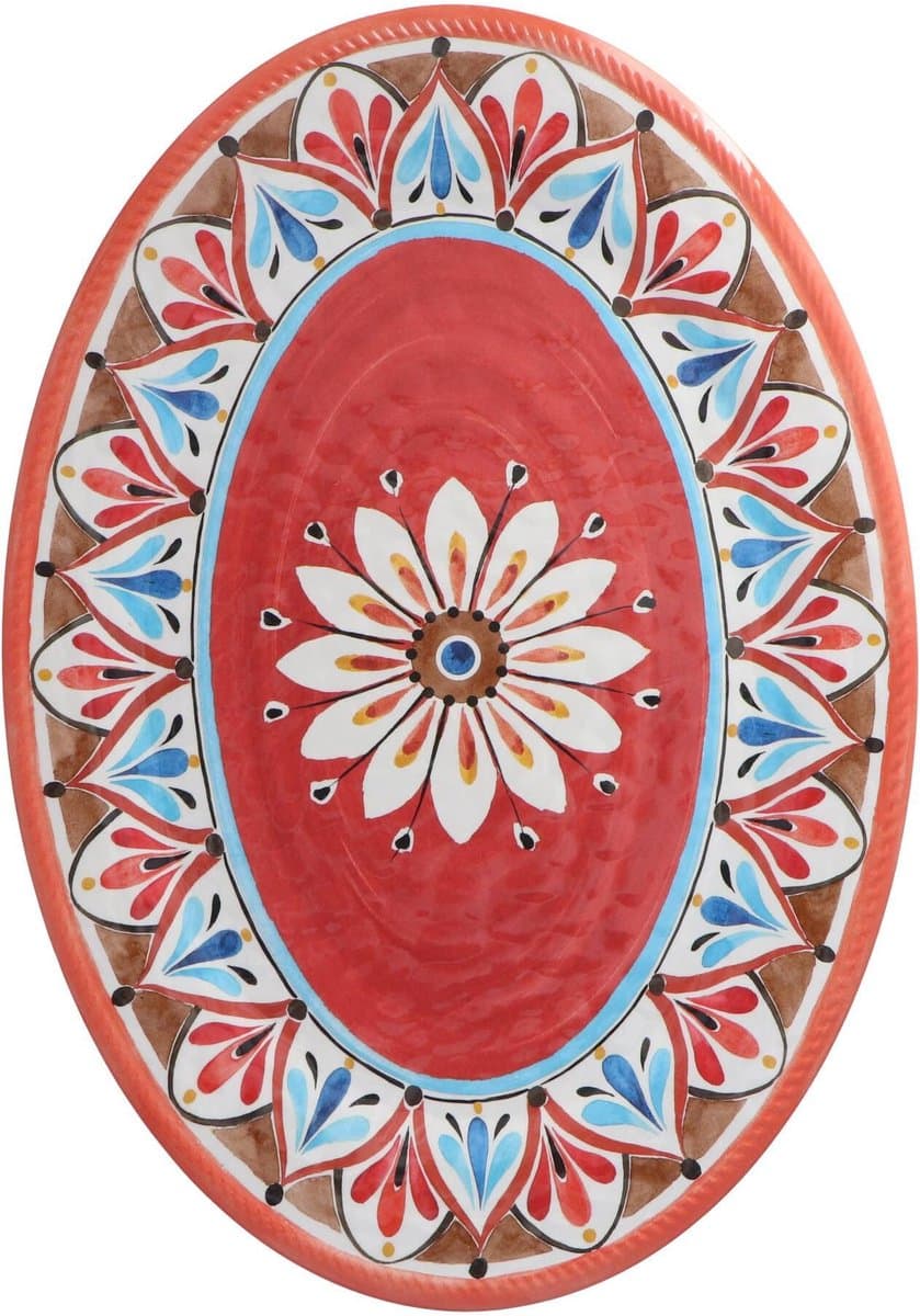 Touch-Mel - Serveerschaal ovaal Madrid 51cm - gemaakt van melamine - Schalen
