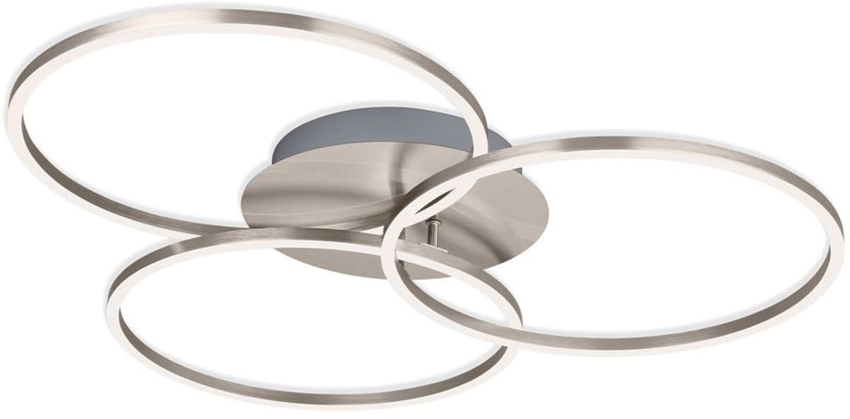 BRILONER - FRAME - LED plafondlamp - traploos dimbaar - spot draaibaar - dimbaar via schakelaar - memory functie - warm wit 3000K - IP20