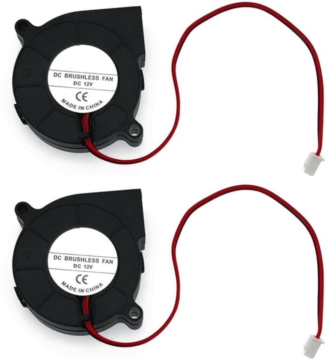 12V Ventilator - Koelventilator - Geluidsarm - 50mm - 3D-printer ventilator - Betrouwbare werking - Geschikt voor diverse toepassingen -