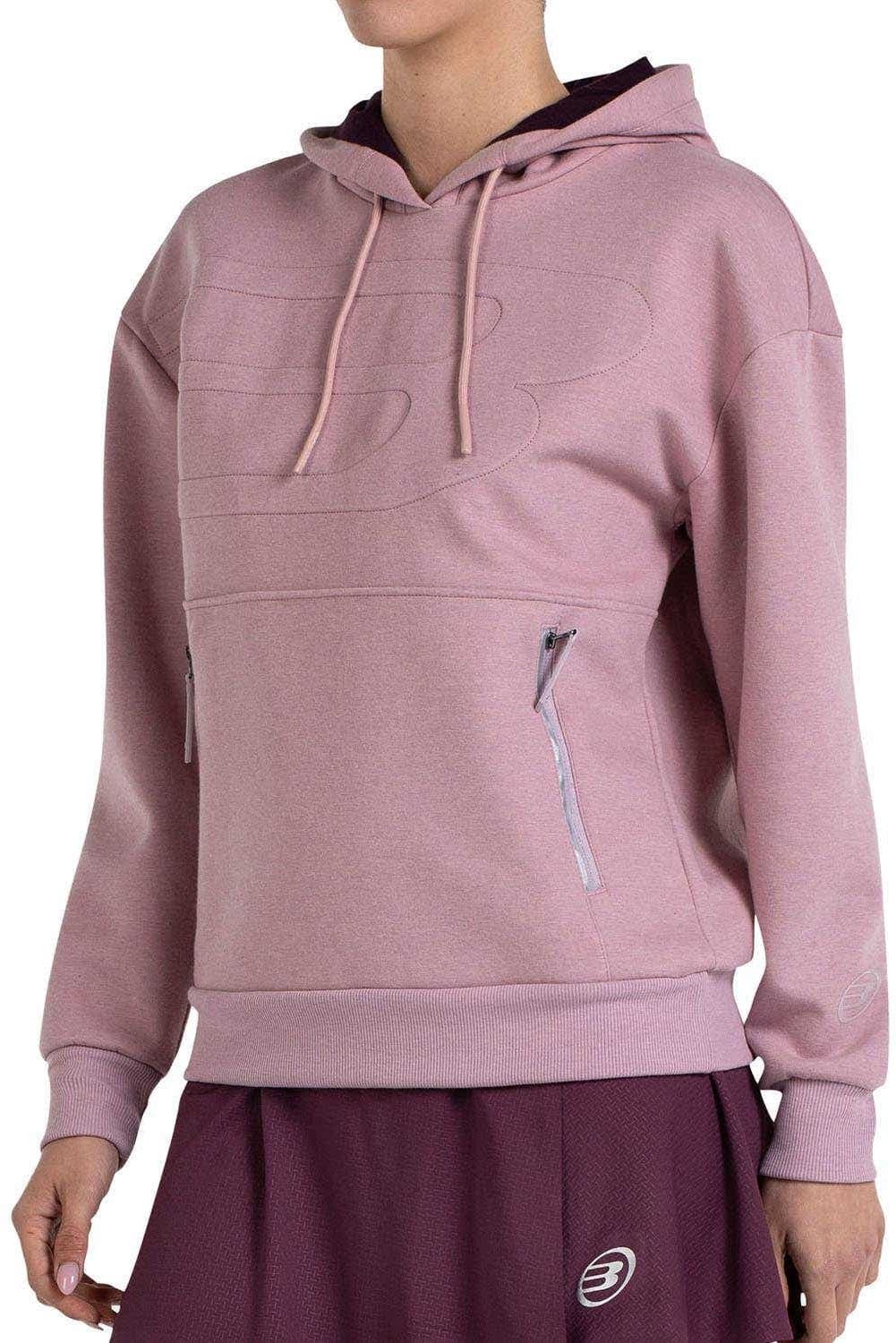 Sudadera Bullpadel Eolia 717 Rosa Sombra Mujer S