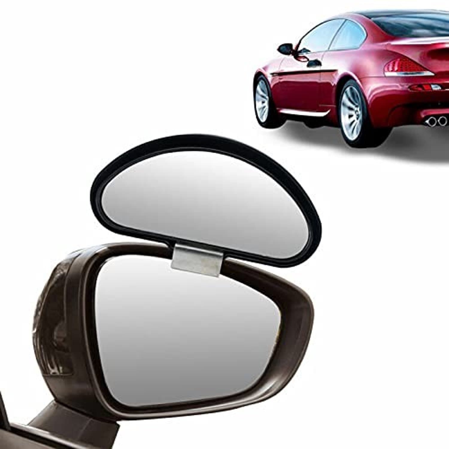 Blinde Vlekken Spiegel Groothoek - 2x Dode Hoekspiegel - Verstelbaar - Panoramisch Zicht - Echte Glas - Geschikt voor Alle Auto's - Dodehoekspiegel