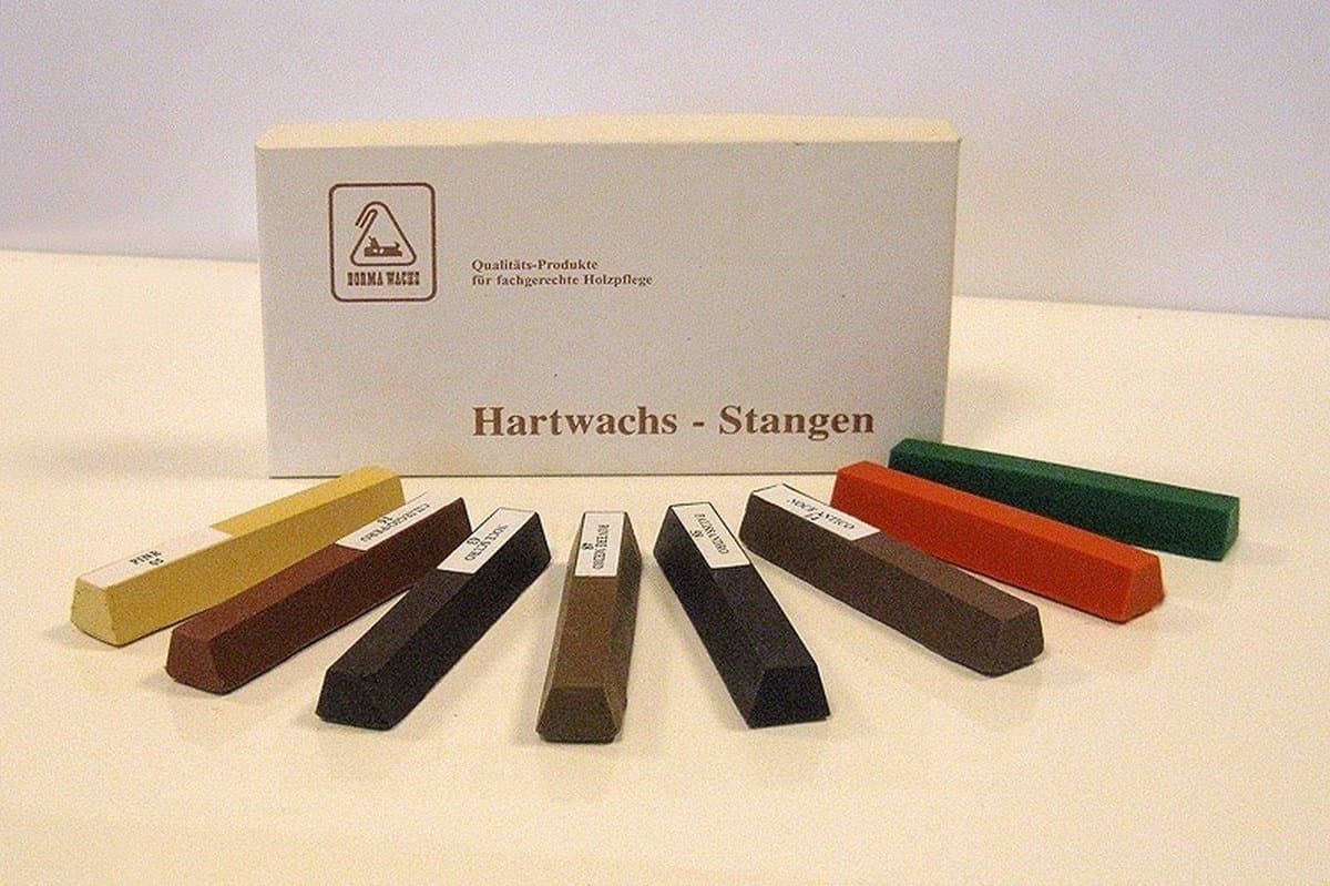 Borma Wachs Harde Stopwas voor hout Donker Mahonie (kleur 33)