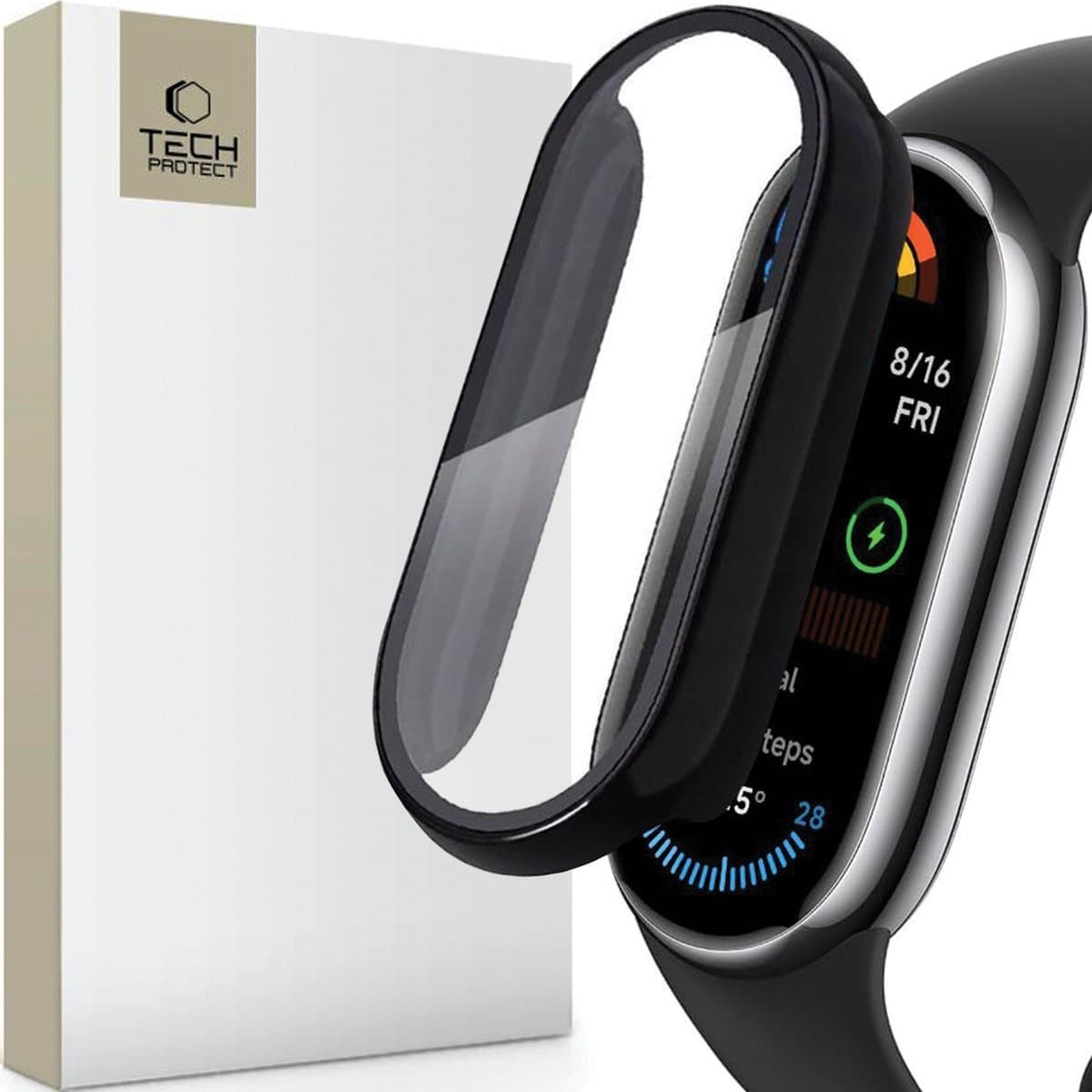 TECH-PROTECT DEFENSE360 XIAOMI SMART BAND 9/9 NFC ZWART