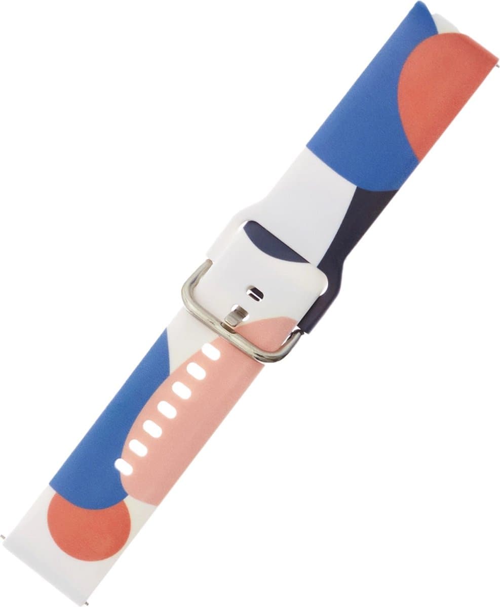 Band - Moro - Band voor Samsung Galaxy Watch - 42 - mm - siliconen - band - horlogearmband - patroon - 10