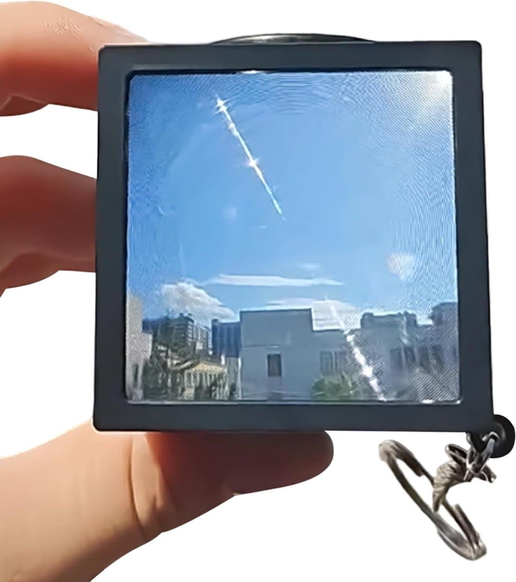 Camera Zoeker - Optische Zoeker - Nauwkeurige Kadrering - 3D-Print Constructie - 5x5cm - Zwart