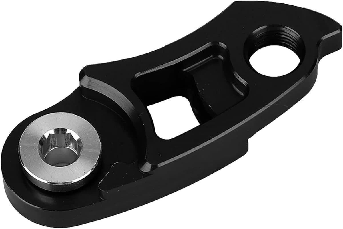 Fiets Achterderailleur Verlenging - Converter Frame Staart - Vliegwiel Uitbreiding - CNC Aluminiumlegering - 62 mm - Zwart