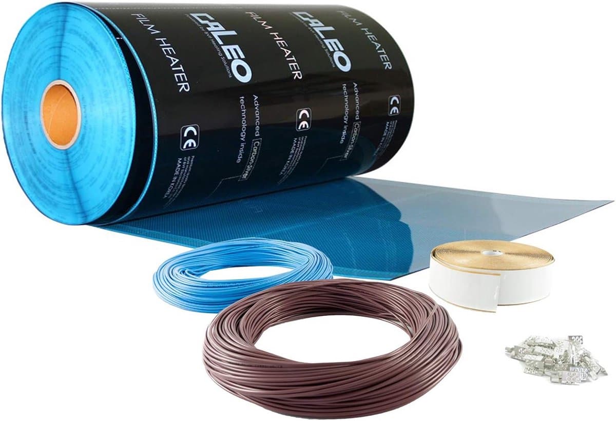 Premium Infrarood Verwarming Film 80W/m² - 50cm Breed - 5m² Rol voor Zwevende Vloeren