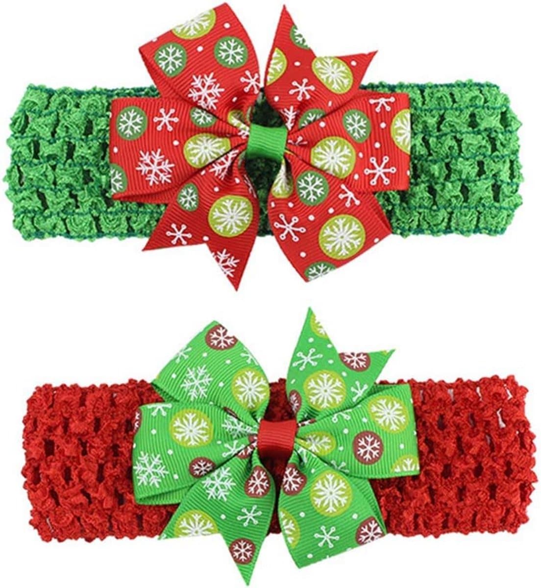 Feestelijke Kerst Haarbanden Set voor Meisjes en Dames - Kerstaccessoires