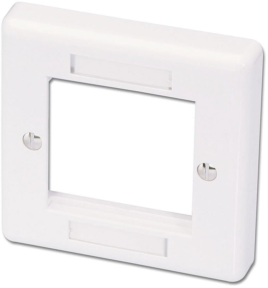 Lindy Wanddose 86x86mm UK für 2 Snap-In-Module und AV-Extend