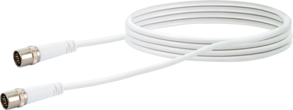 Schwaiger Antenne, Satelliet Aansluitkabel [1x F-quickstekker - 1x F-quickstekker] 3.00 m 10 dB Viervoudig afgeschermd