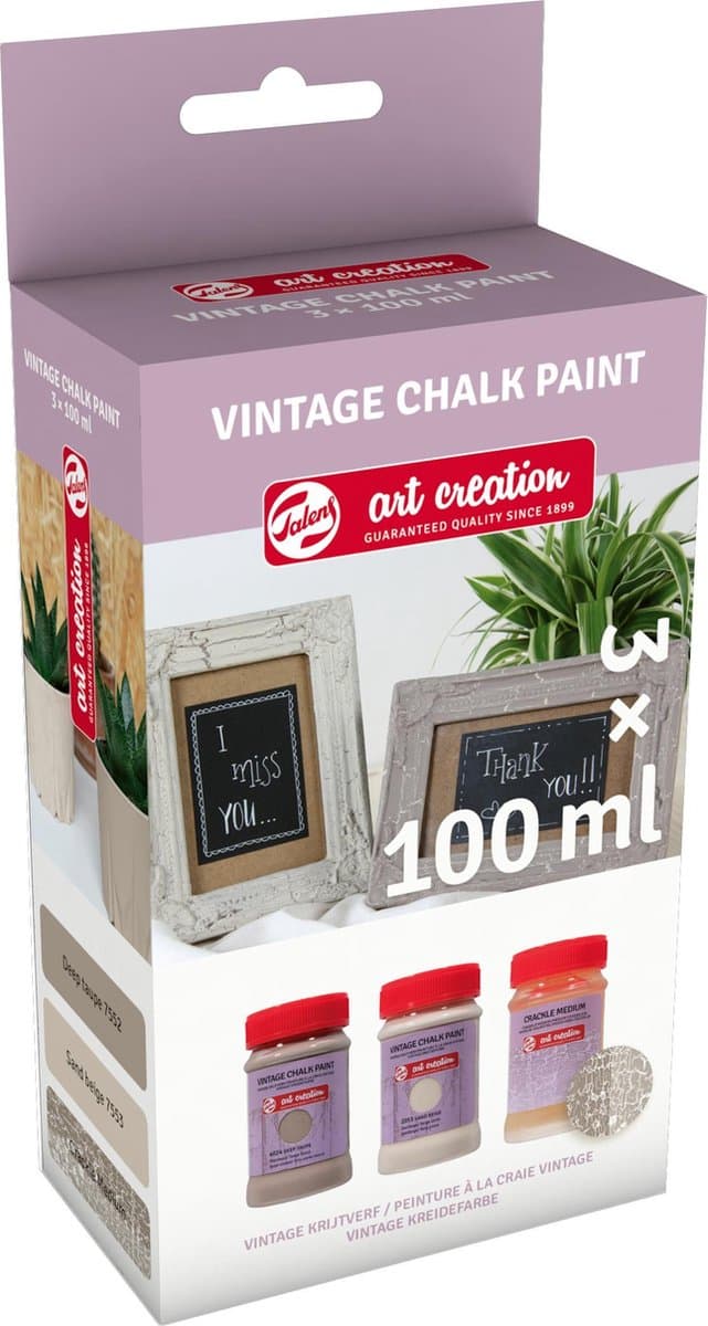 Talens Art Creation Vintage Set 2 Beiges + Craquelé Medium