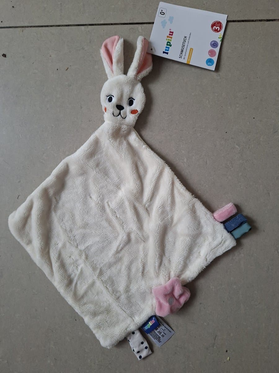 Lupilu Set Van Twee Rammelaars en een Zacht Knuffeldoekje - Beertje - Zeehond - Ramelaar - Knuffels - baby speelgoed