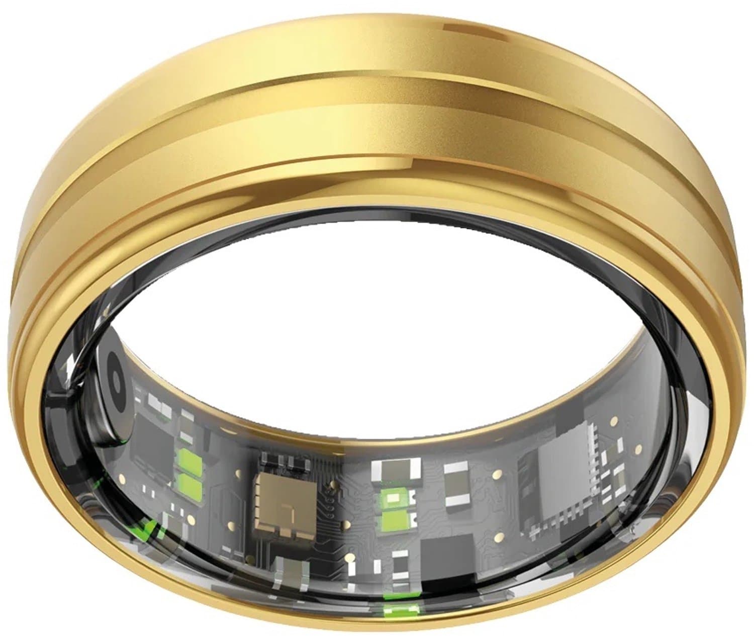 NOLATR Pro, Slimme Ring met Stappenteller, Activiteitstracker & Hartslagmeter – Zonder Abonnement & Nederlandse App – Goud – Maat 11
