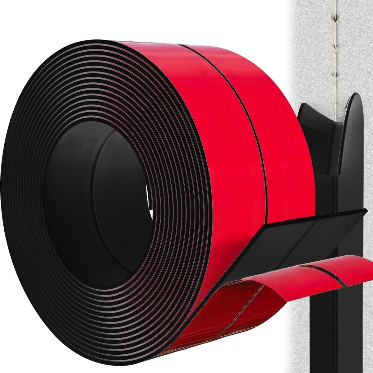Multifunctional Adhesive Strips Black 4 cm x 6 m Used for Corner Protection, Edge Protection, Suitable for Doors - ShopVlot