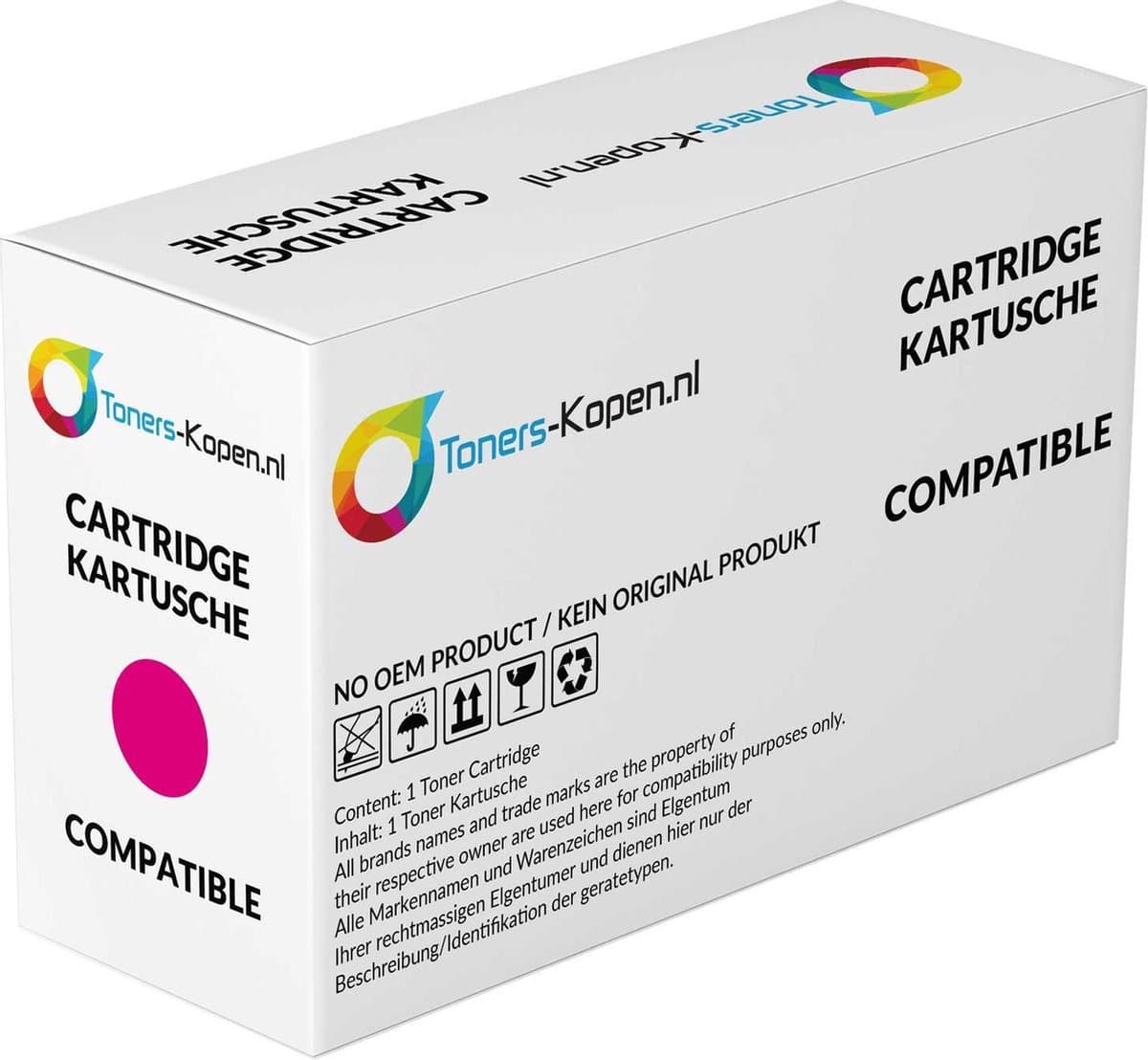 Utax PK-5014M PK-5016M Magenta Toner 2200 Pagina's - Huismerk Compatible - 1T02R9BUT1 1T02R9BUT0 - P-C2155w MFP Triumph Adler - PK-5014M alternatief - 1T02R9BUT1 compatible - Utax inktcartridge