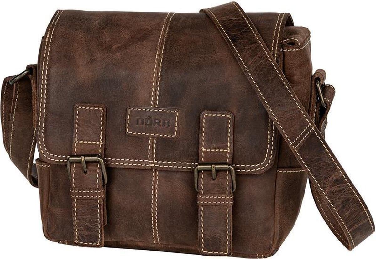 Dörr Kapstadt Leather Photobag Small Vintage Brown