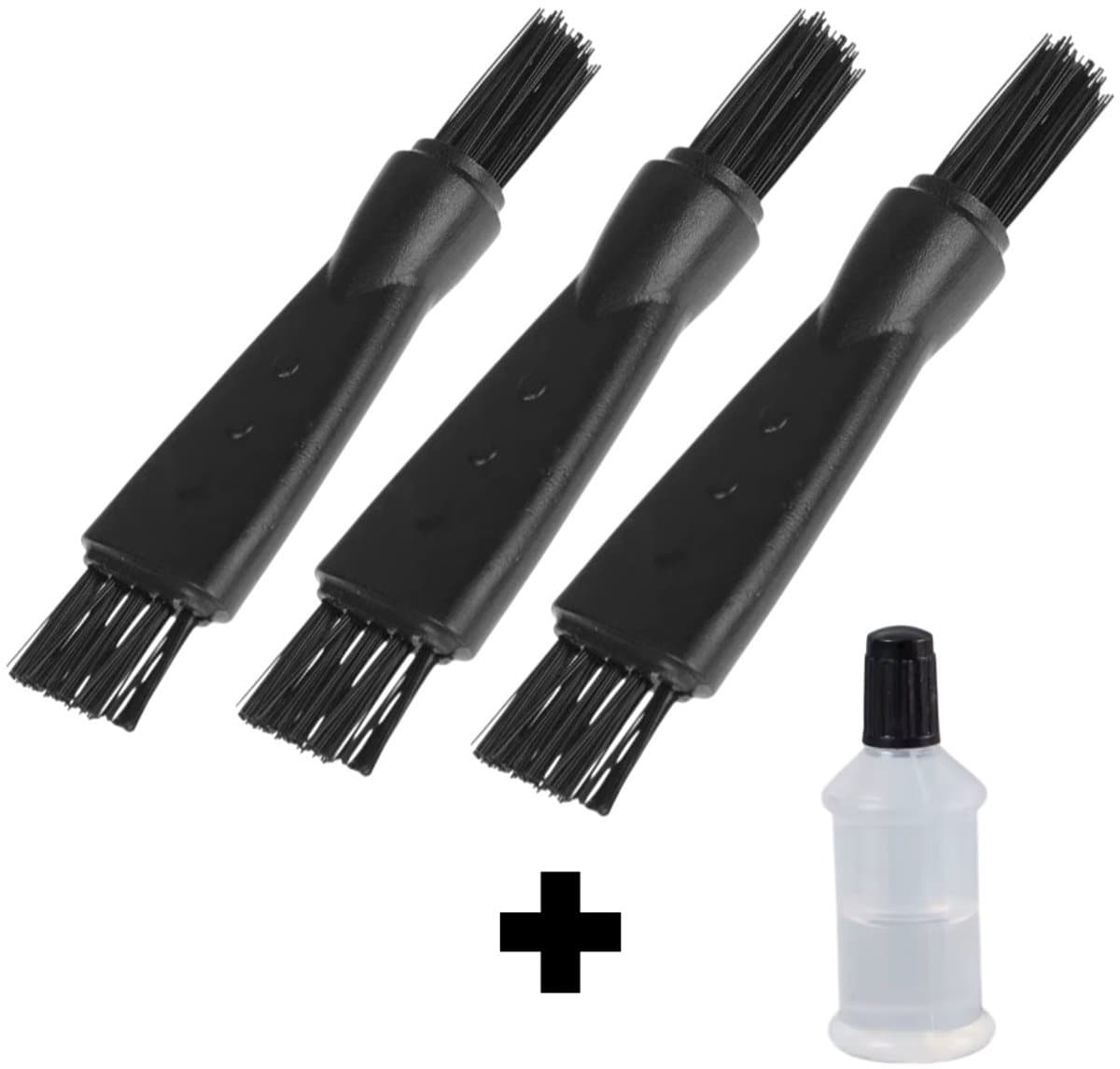 Han-Bar® - Reinigingsborstels - Set van 3 - Voor Tondeuses & Scheerapparaten