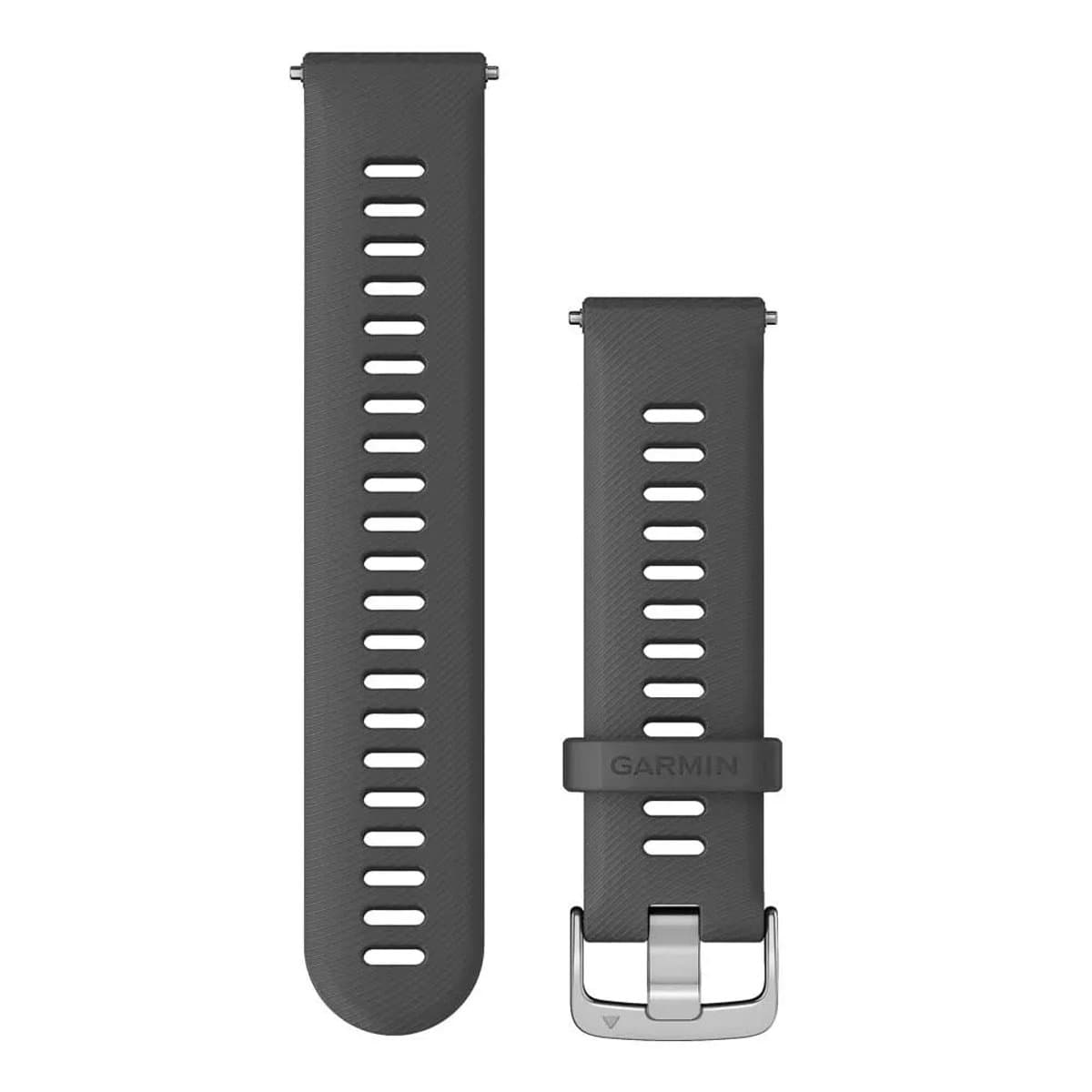 Horloge band met snelsluiting en zilveren gesp Garmin 22 mm