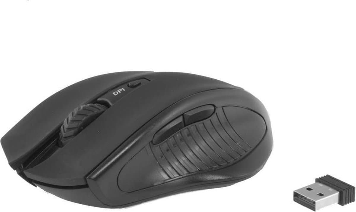 Sumvision Amber HX - muis draadloos - nano ontvanger - Zwart