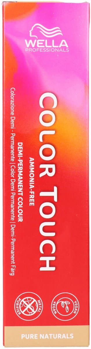 Semi-Permanente Kleur Wella Color Touch Pure Naturals Nº 6/0 60 ml