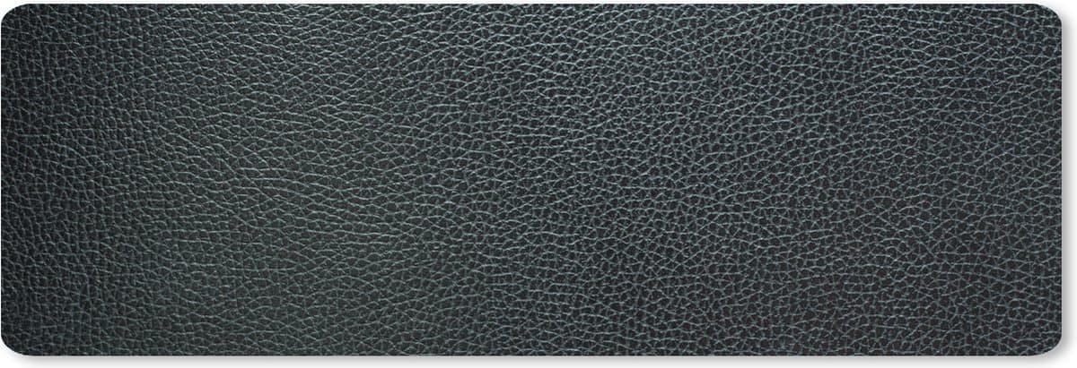 Muismat XXL 90x30 cm - Bureau onderlegger - Bureau mat Leer - Structuur - Zwart - Groen - Licht - Bureaumat - Gaming mousepad xl - Bureaulegger groot - Computer deskmat