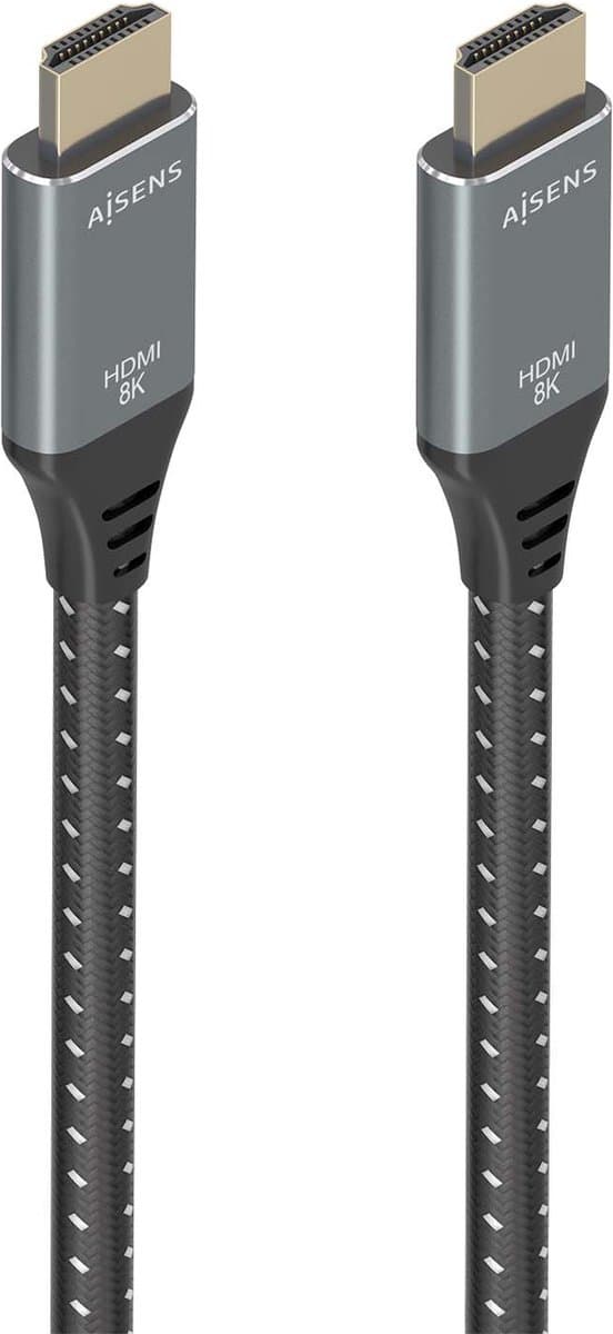 AISENS A150-0876 HDMI kabel 5 m HDMI Type A (Standaard) Zwart, Grijs