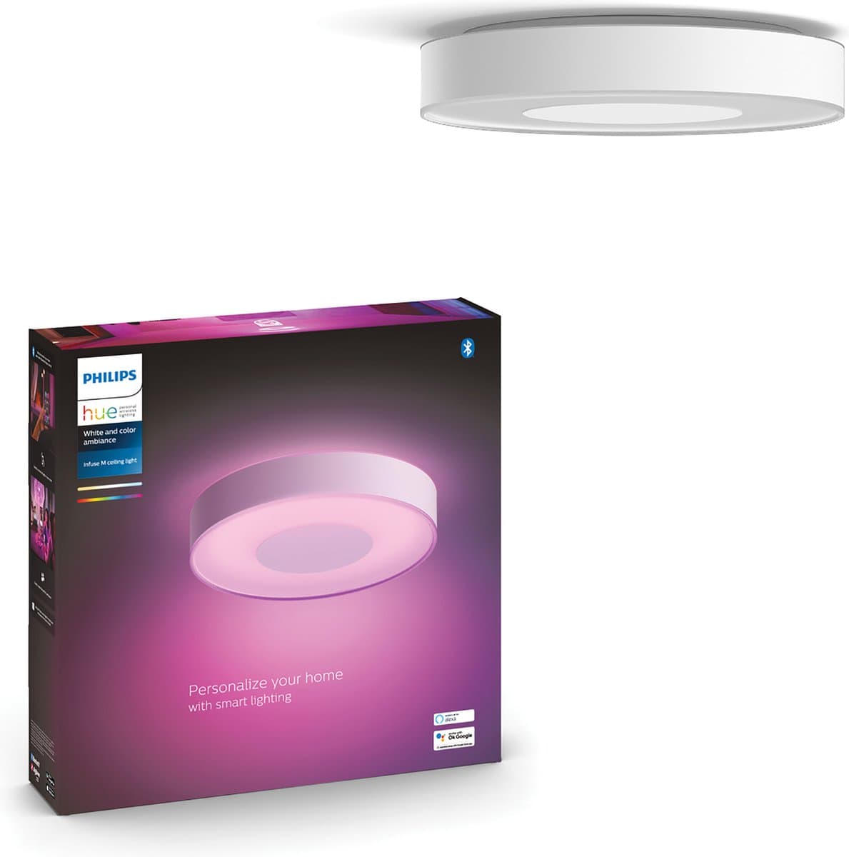 Philips Hue Infuse M plafondlamp White and Color Wit