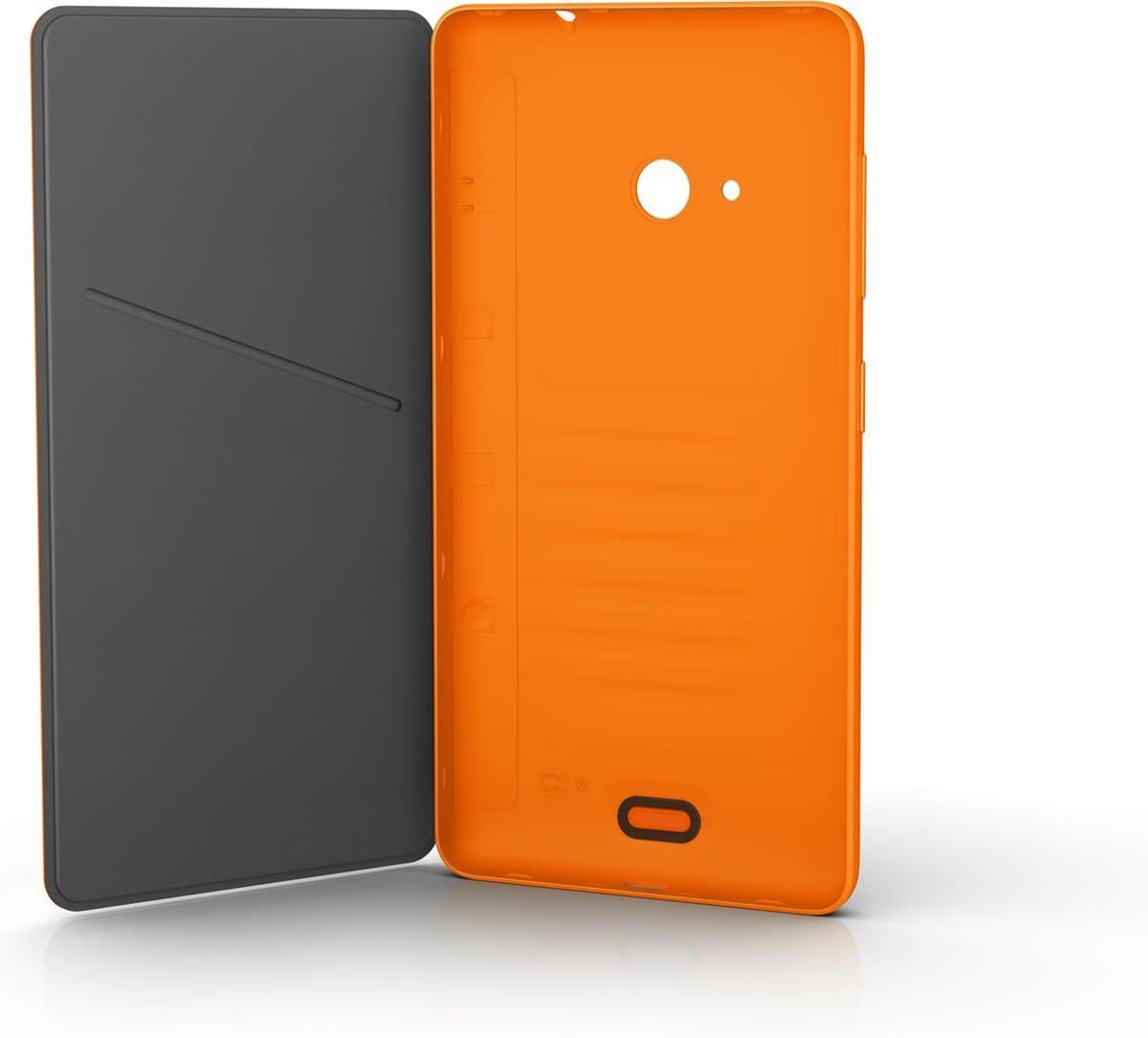 Nokia Lumia 535 Flip Shell - Oranje