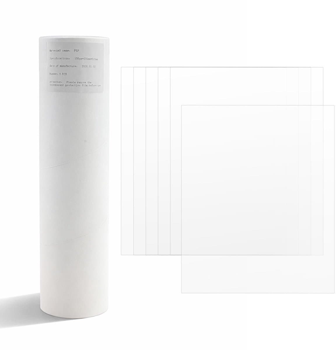 Dailygoods - FEP Release Film 0,15 mm voor LCD 3D-printers, Set van 6