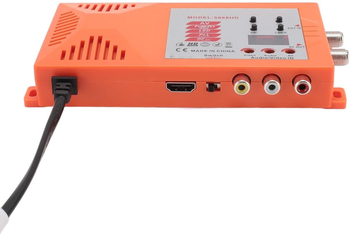 Dailygoods - HD-multimedia-interface - RF-modulator - Plug-and-play 100-240V - AV Naar RF-modulator - Geschikt voor gameconsoles - EU-stekker 100 tot