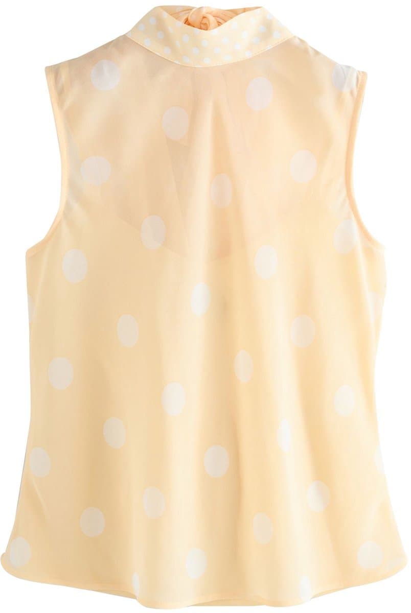 Next Mouwloze top van mesh met sjaal