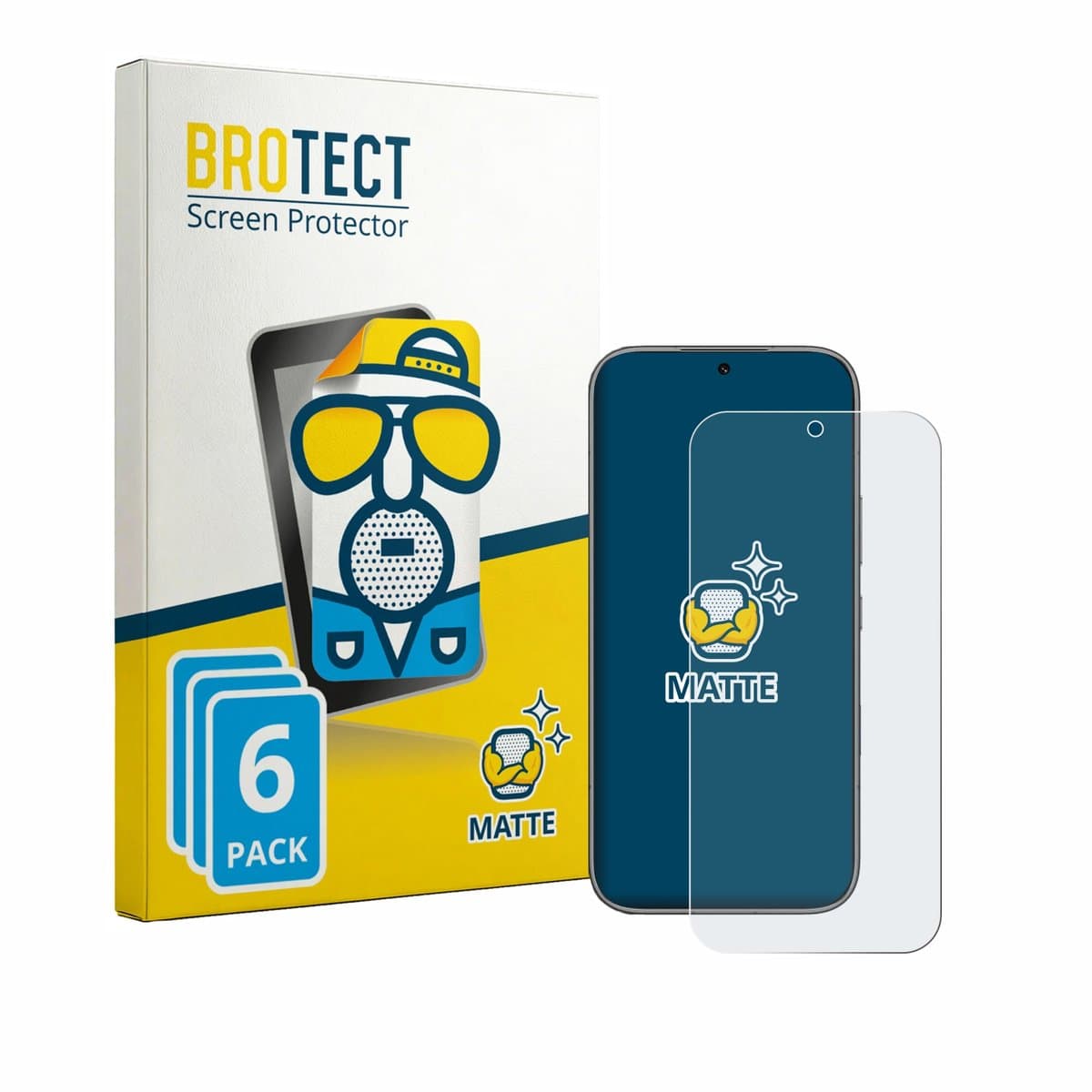 BROTECT - Screenprotector voor Honor 600 - Folie Beschermfolie matte 6 Stuks
