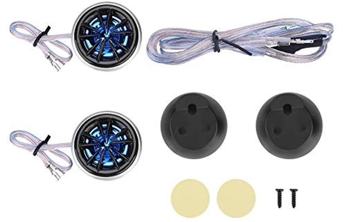 Allecto - Auto Tweeter Luidspreker - Muziekspeler Audio Tweeters - Hoog rendement - Geluidssysteem - 150 W - Perfect voor autogeluid - Compact formaa