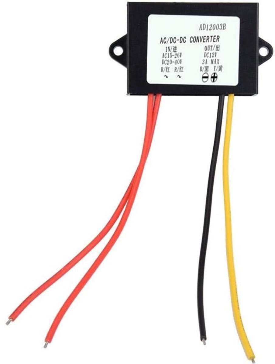 Dailygoody - Ac-Dc Voedingsconverter - 24V naar 12V - Compact en